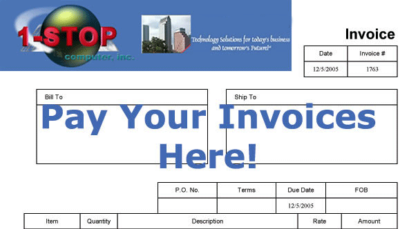 Pay Your Invoice Here Online